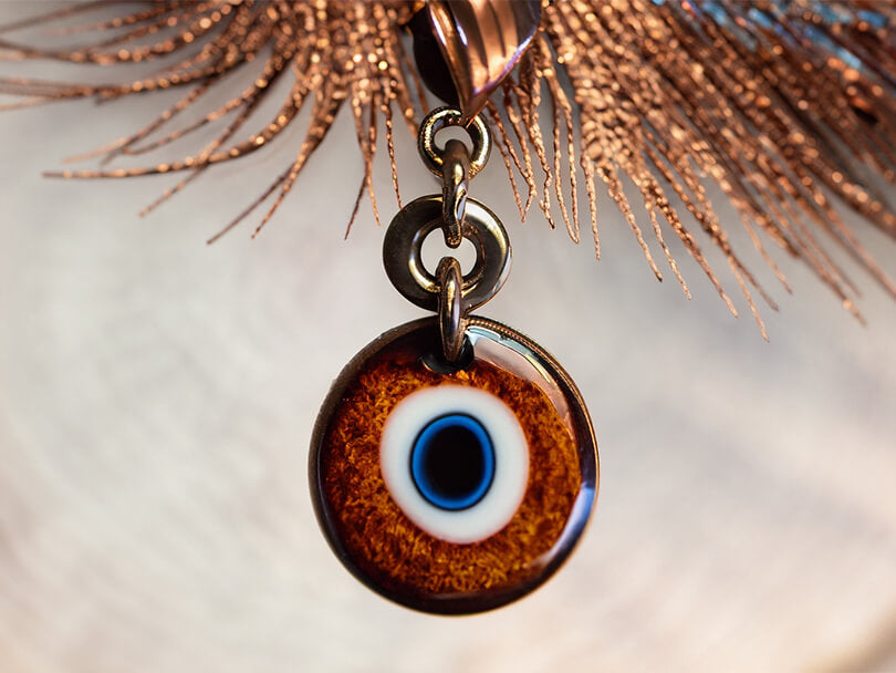 Brown Evil Eye pendant