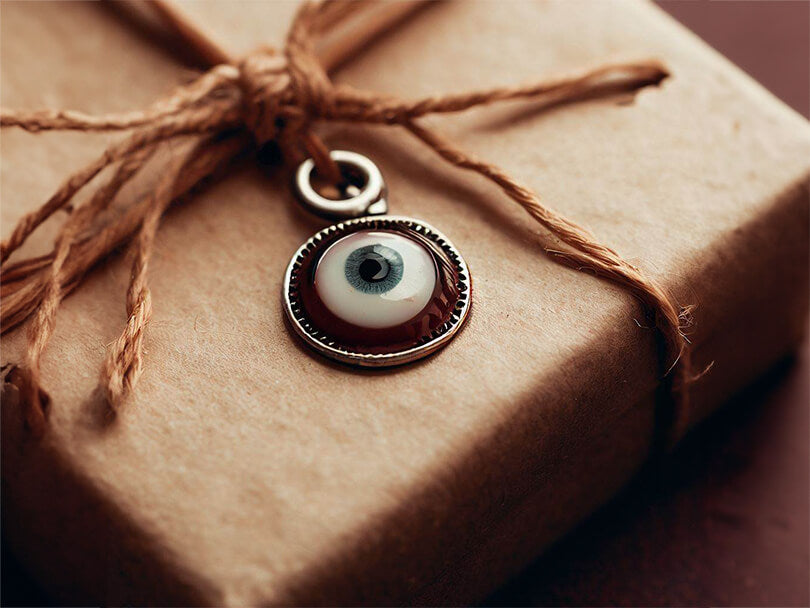 Gift of a Brown Evil Eye necklace