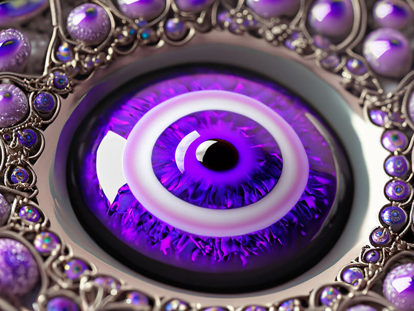 Purple Evil Eye Jewelry