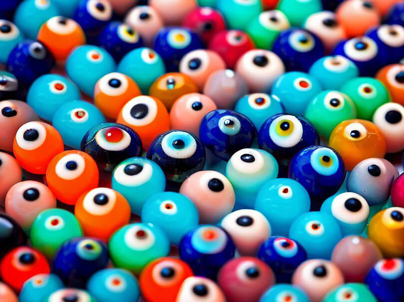 Different Colors of the Evil Eye