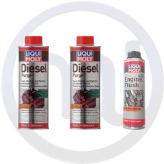 Liqui Moly Oil Treatment 300 ml + Super Diesel Additive 200 ml + Gear –  Motorparts Junction