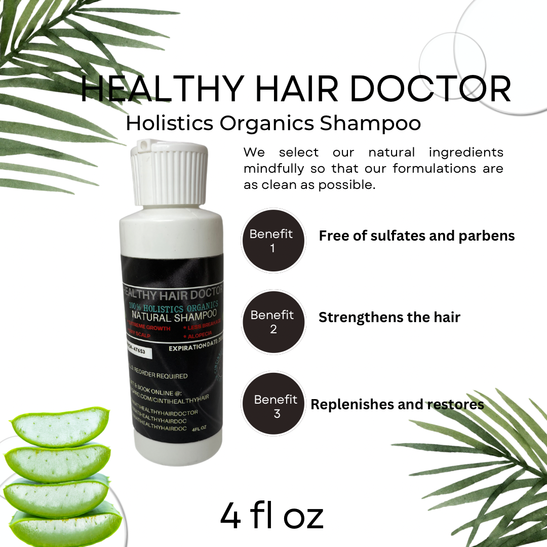 Healthy Hair Doctor 100% Hoilstic's Organics Shampoo healthyhairdoctor