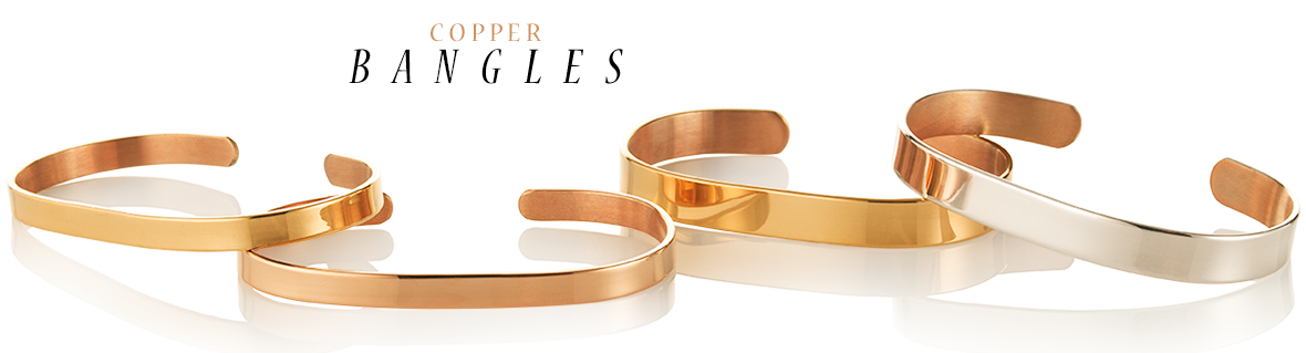 copper jewellery, copper bangles