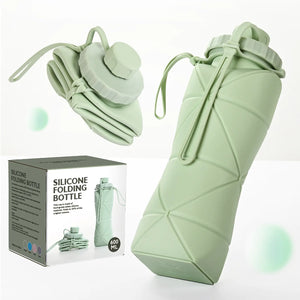 600ml Folding Silicone Water Bottle - SerNA