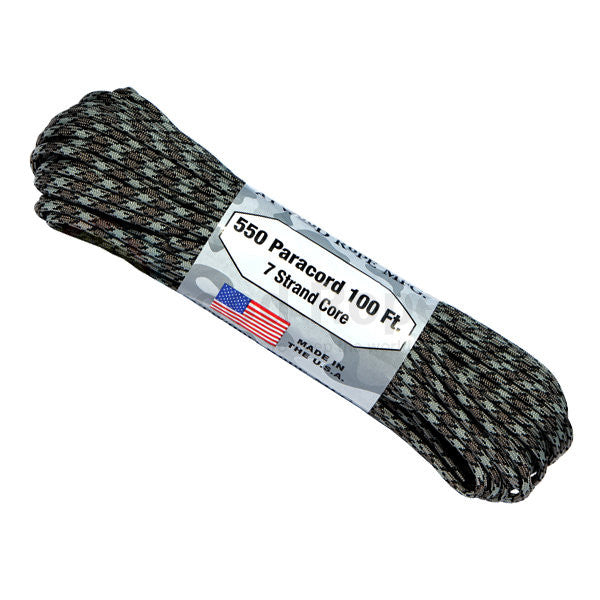 100Ft 550 Paracord Graphite - Army Navy Gear