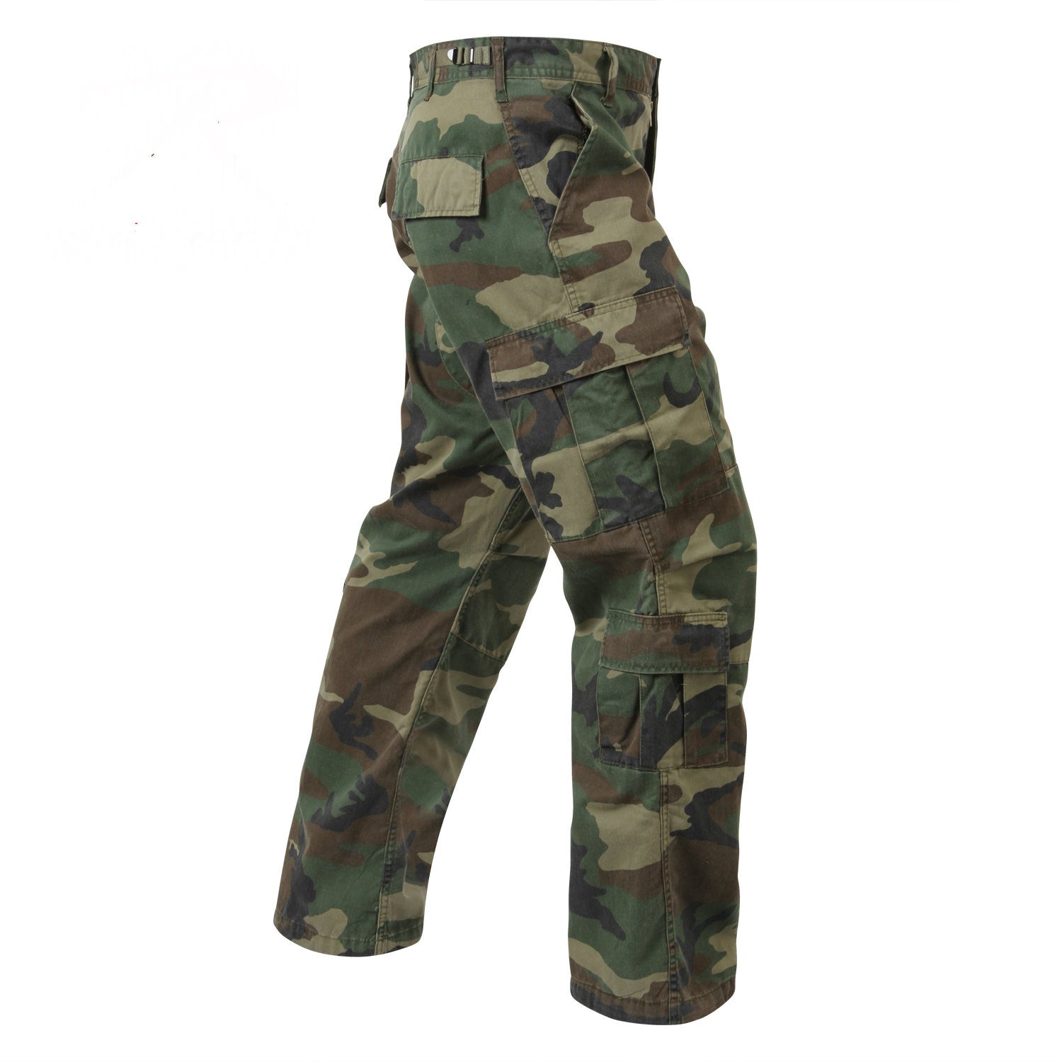 Vintage Paratrooper Fatigue Pants Woodland Camouflage - Army Navy Gear