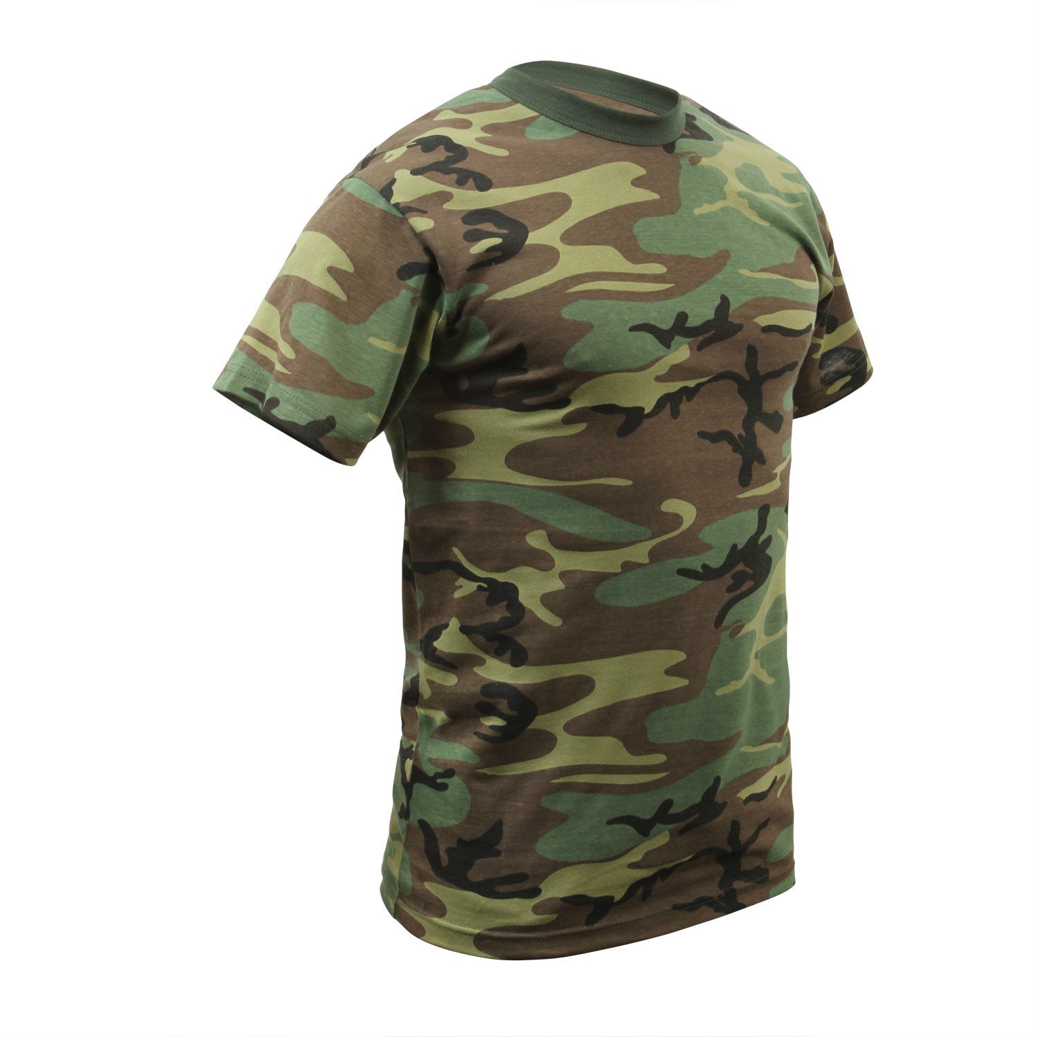Woodland Camouflage T-Shirt - Army Navy Gear