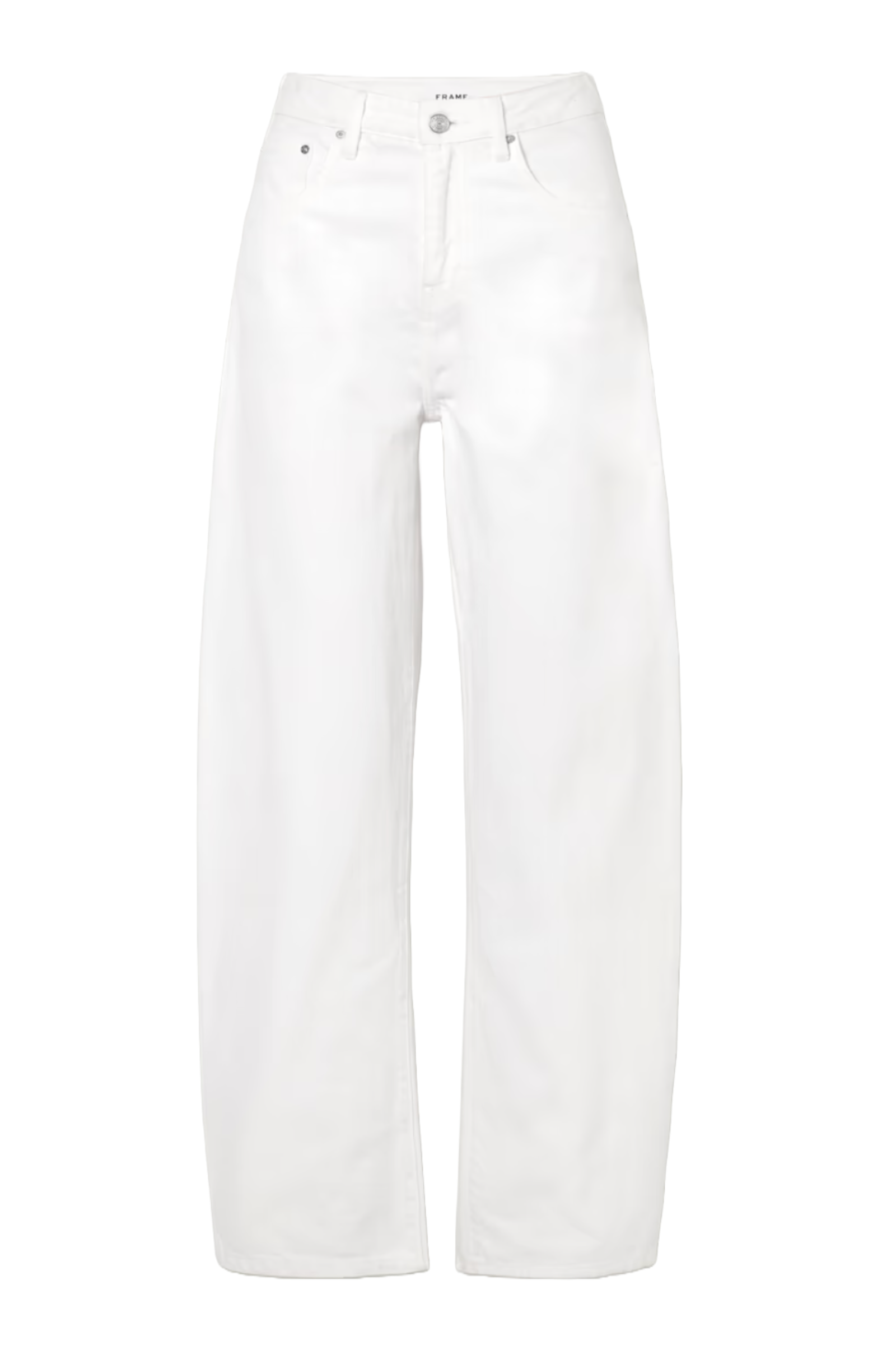 & Other Stories Lova Straight Leg Raw Hem Jeans In White Light | Wardrobe  Icons