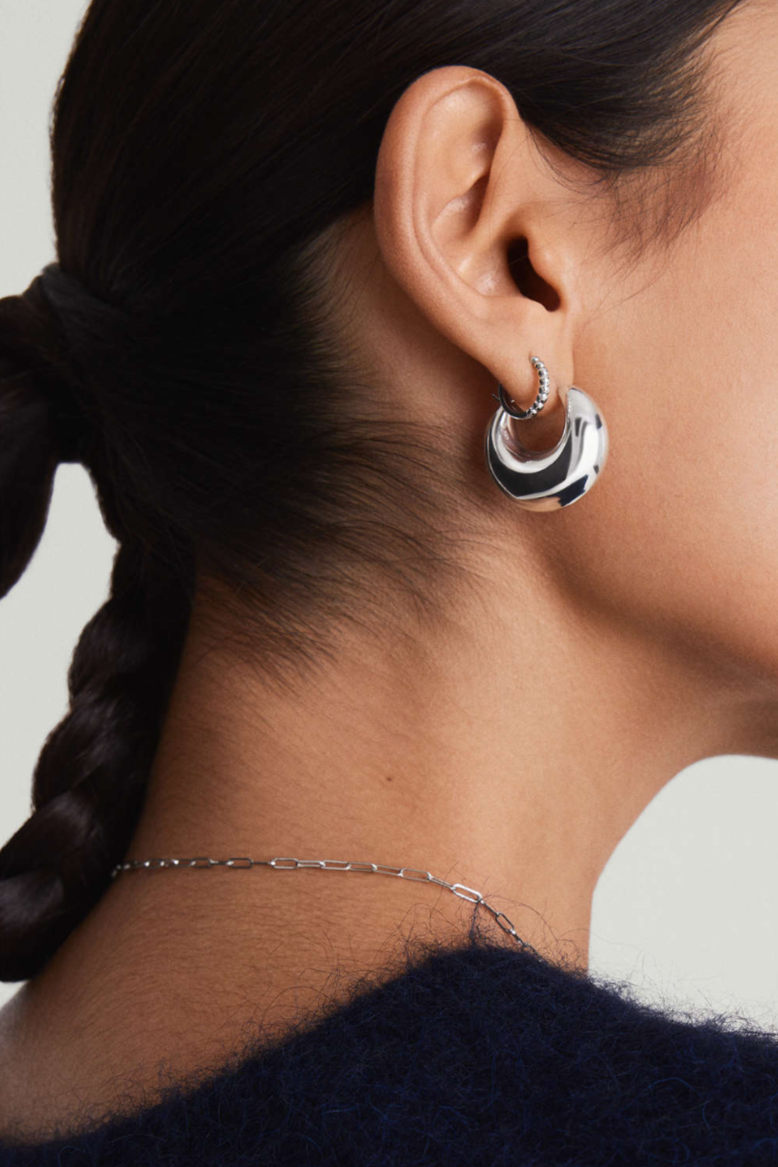 日本未入荷◆MEJURI◆Charlotte Bold Hoops シルバー Mejuri Silver Charlotte Bold Hoops | Wardrobe Icons