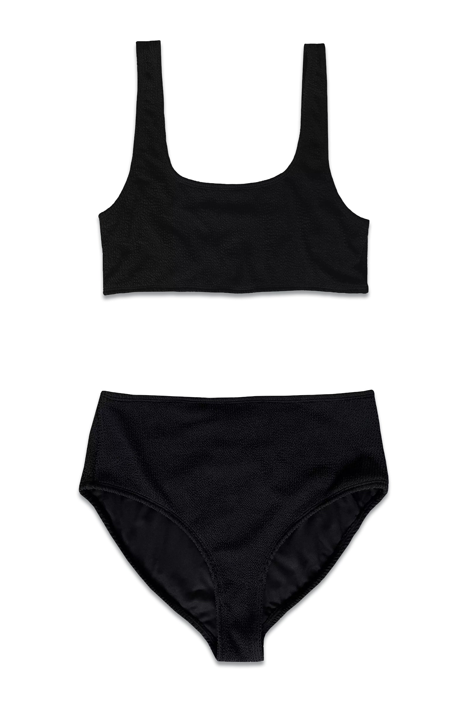 Albaray Ribbed Bikini Top, Black curated on LTK