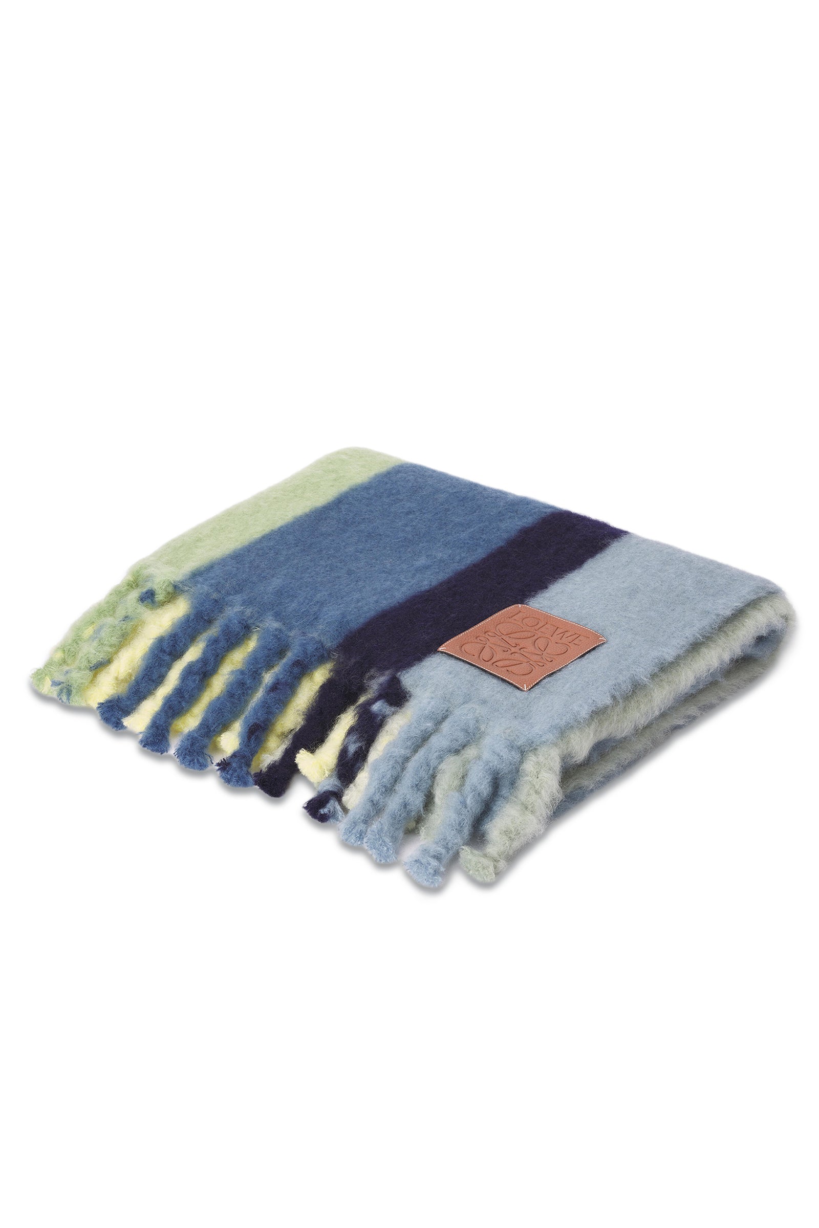 Loewe Stripe Blanket In Mohair And Wool | Wardrobe Icons