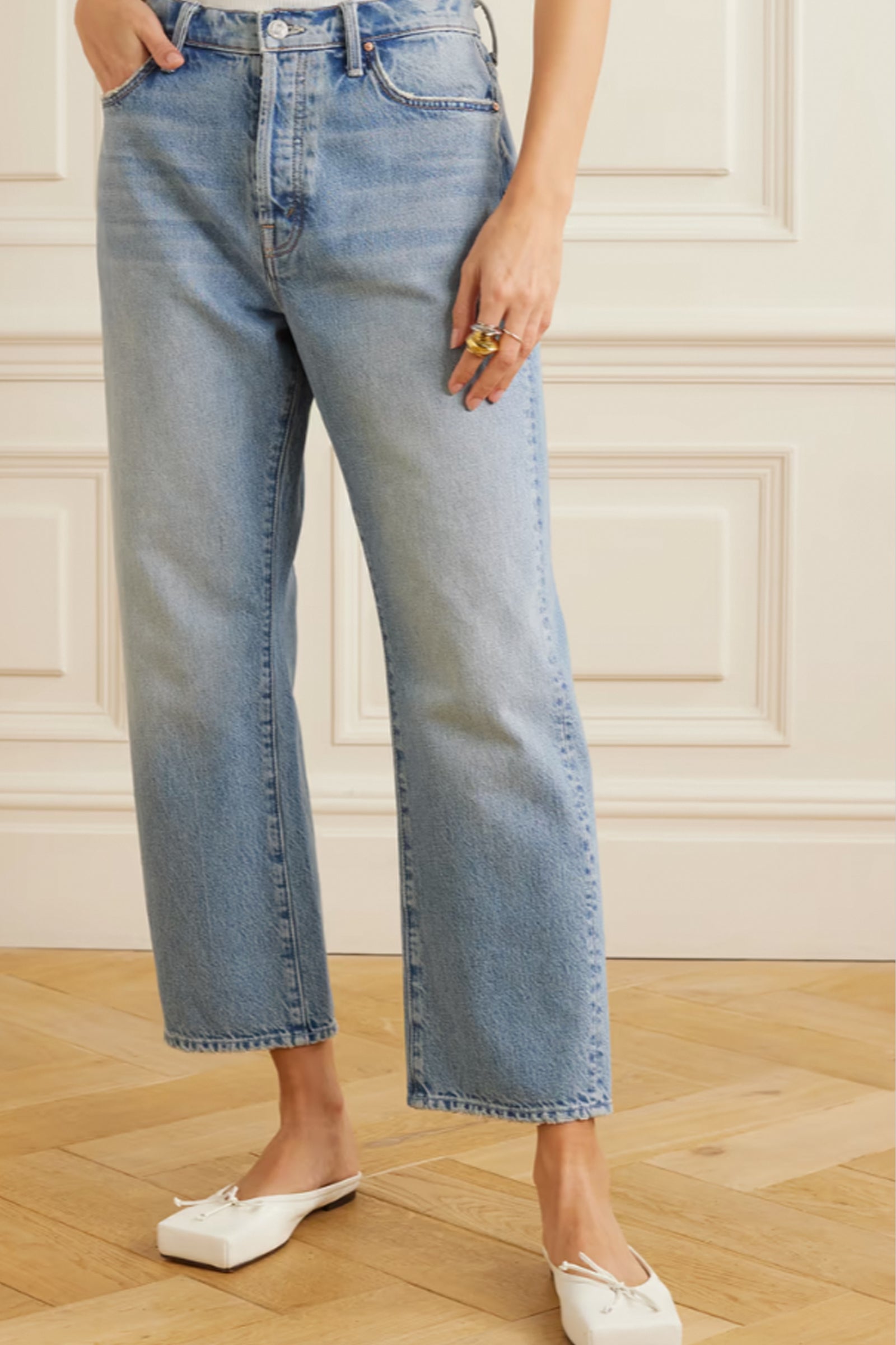 Indigo Seam Detail Jeans