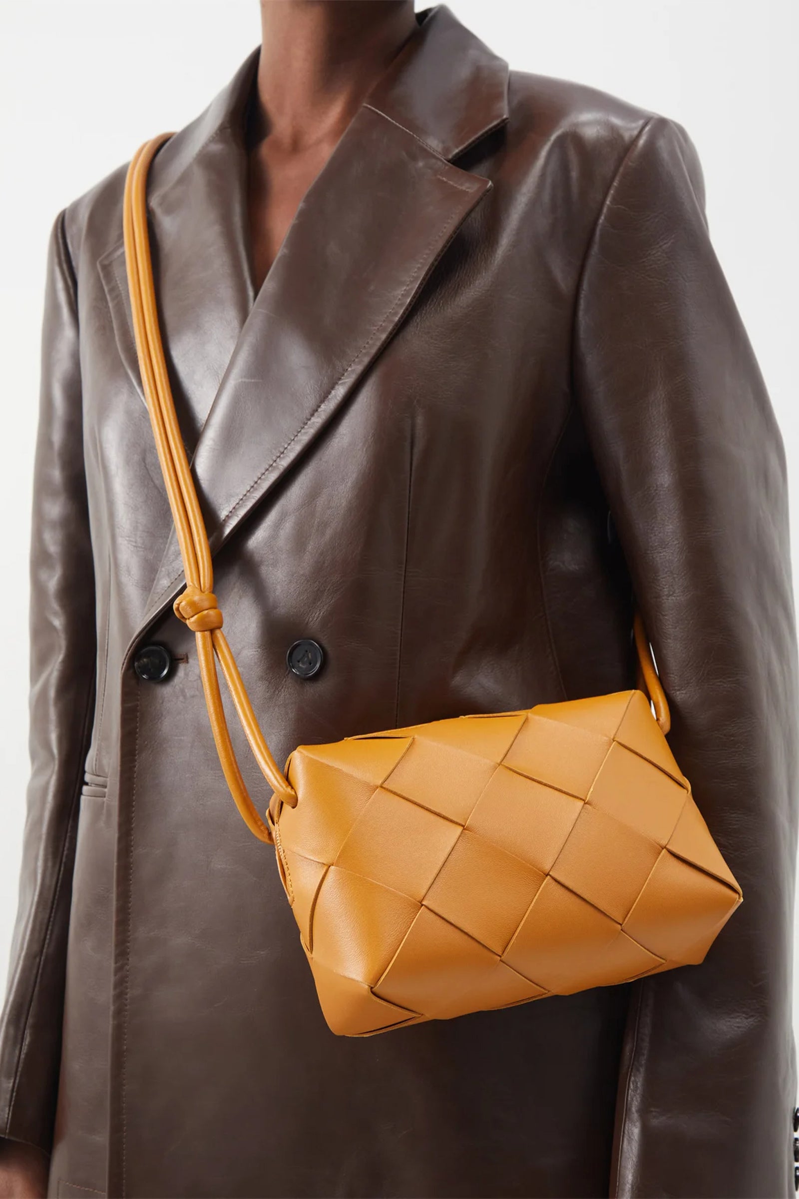 Bottega Veneta Cassette Intrecciato-leather Cross-body Bag