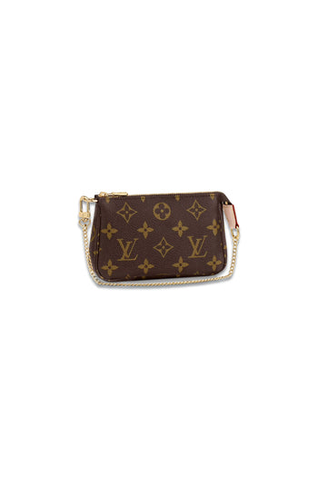 Louis Vuitton Small Purse With Gold Chain