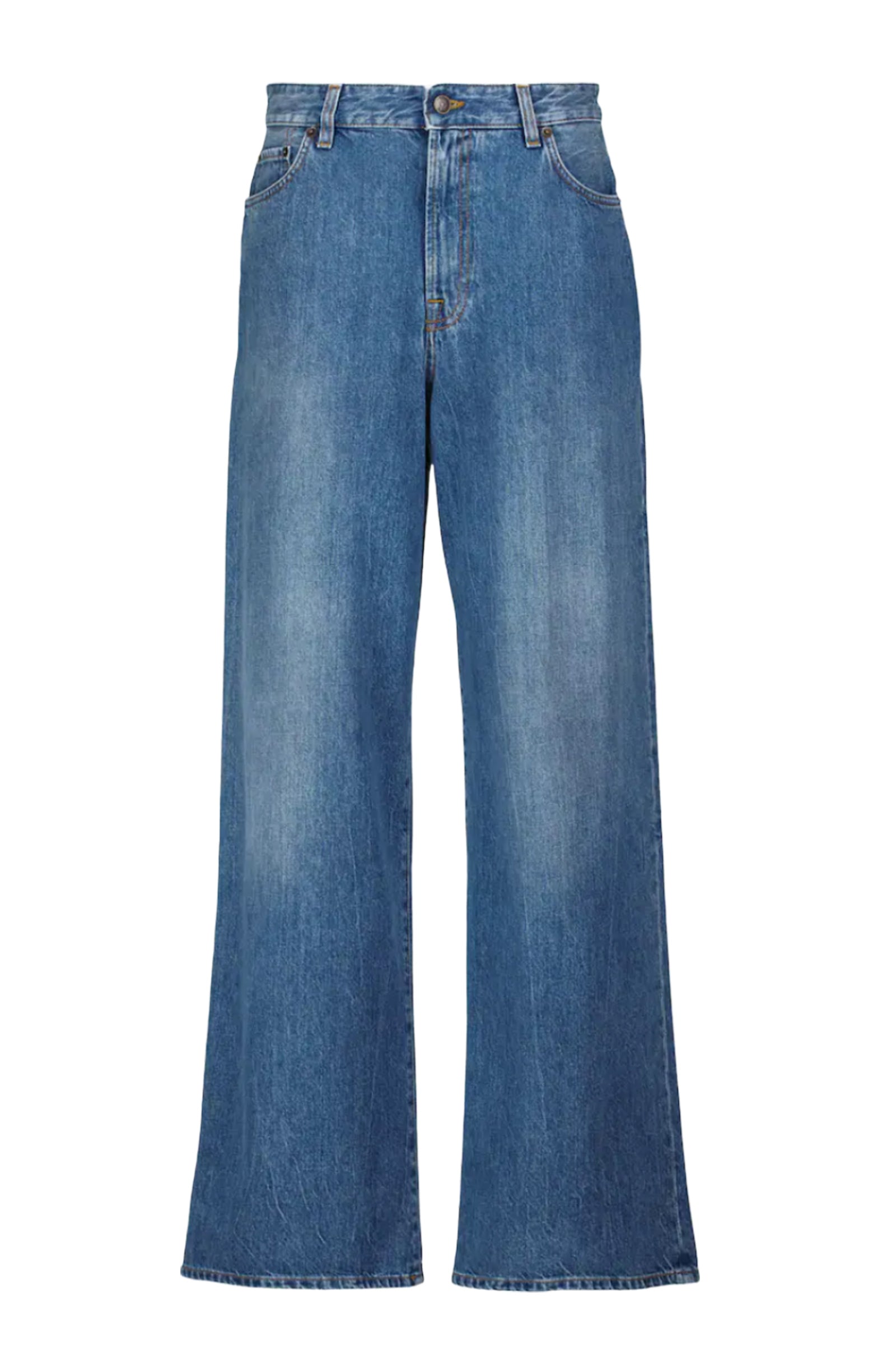 Goldsign The Edgar Pleated Wide-Leg Trouser Jeans