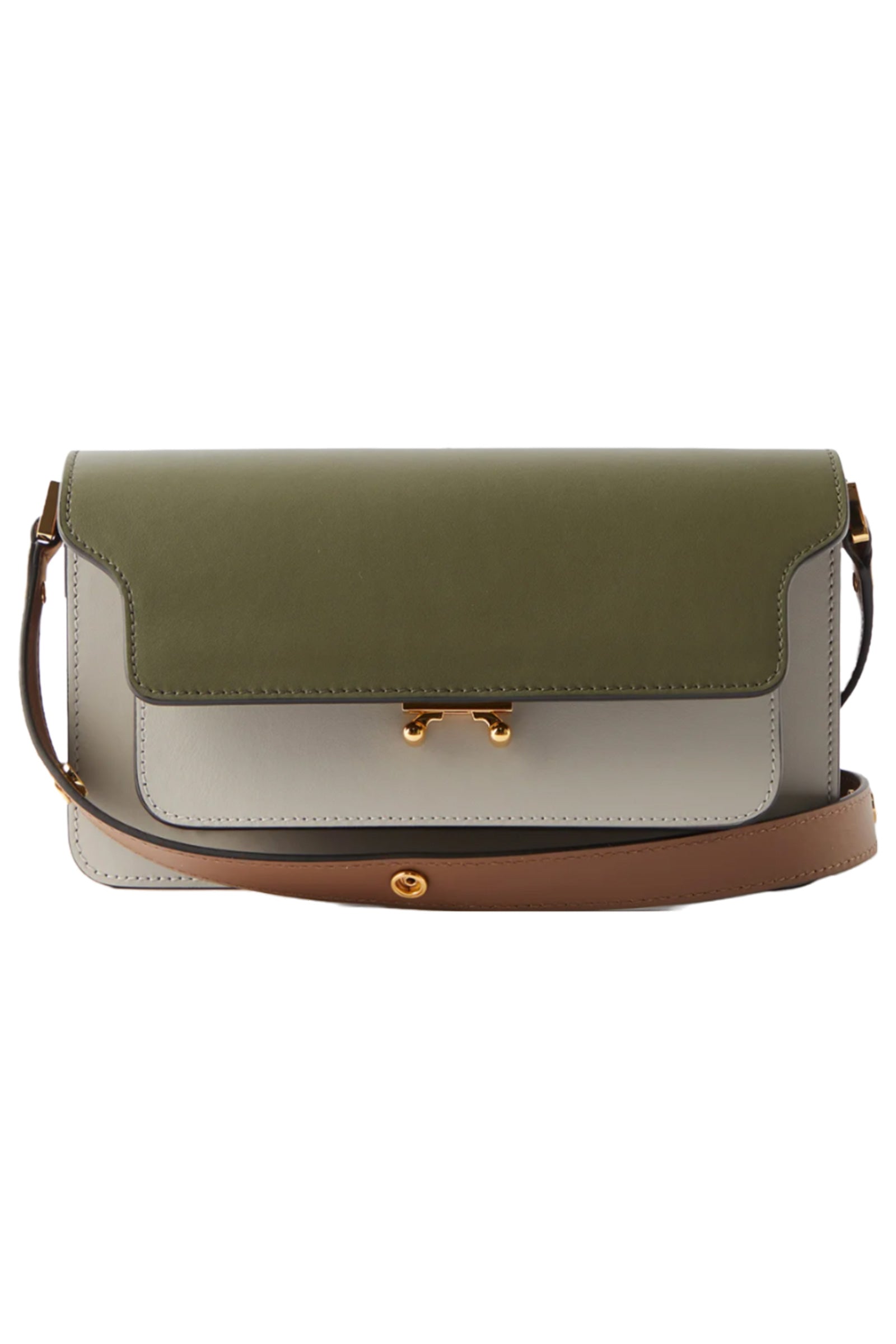 Marni Trunk Medium Bag Os Green Leather