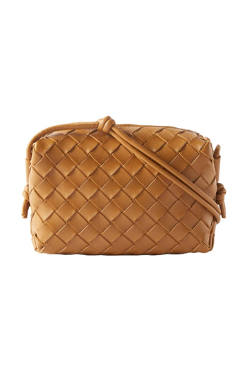 Loop mini Intrecciato-leather cross-body bag | Bottega Veneta