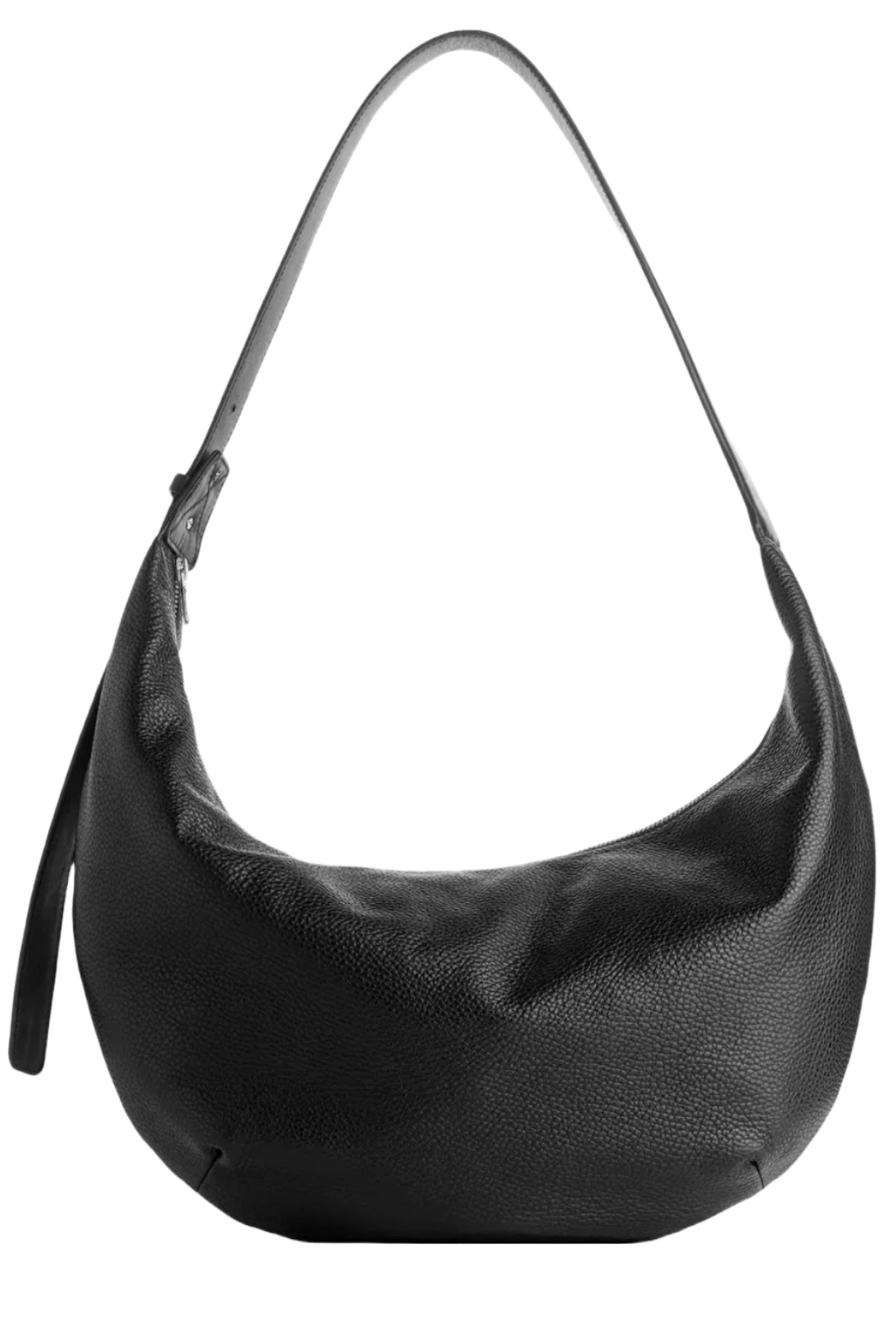 ARKET Leather Macrame Bag, Black | Wardrobe Icons