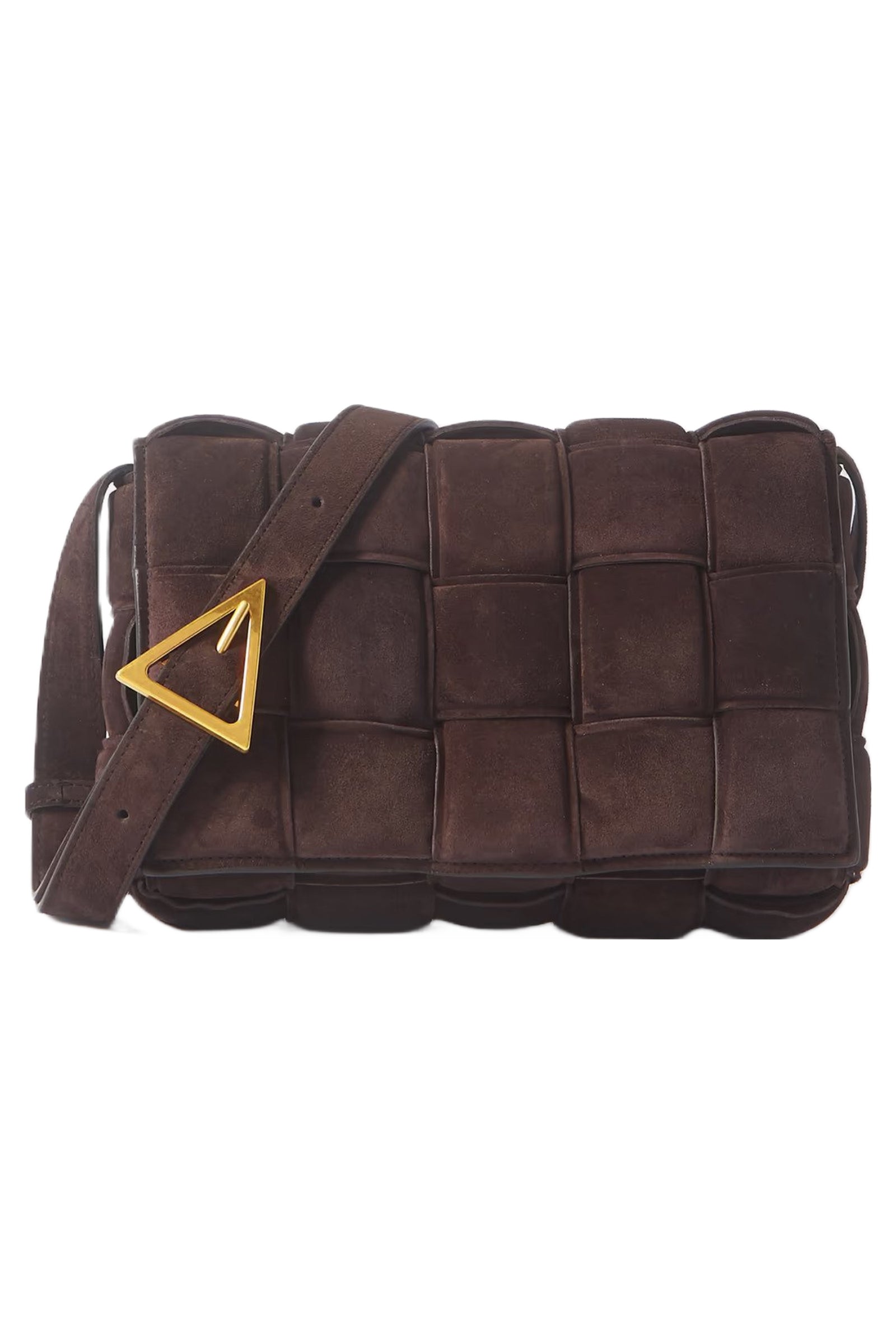 Brown Tosca Intrecciato-leather shoulder bag, Bottega Veneta