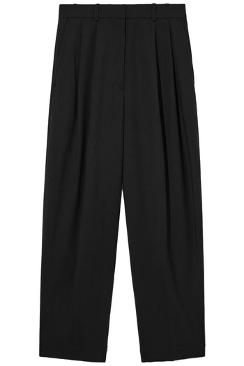 Buy COS Wide-Leg Silk-Blend Trousers Online | ZALORA Malaysia