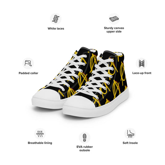 Louis Vuitton High Top Canvas Shoes Sneaker - Express your unique