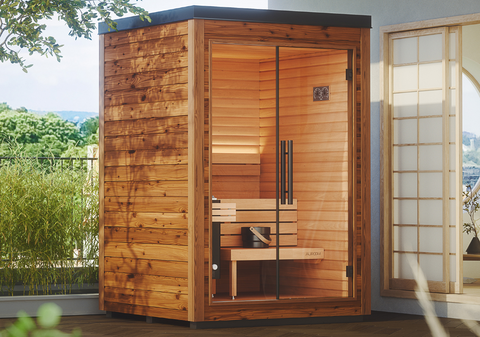 outdoor sauna from Auroom