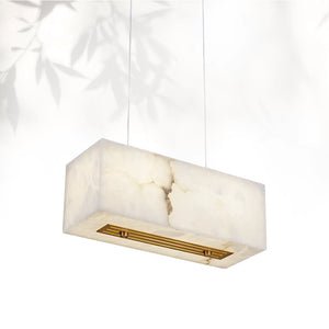 Alabaster Cube Box Rectangular Chandelier - Housegent
