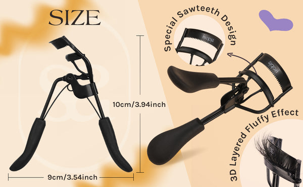 Triple Curly - Eyelash Curler with Special Sawtooth Design