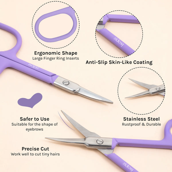 Precision scissors for DIY beauty routines