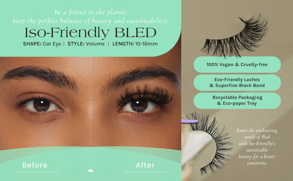 Finding the perfect eco-conscious false eyelashes with Iso-Friendly