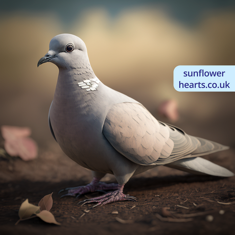 collared dove cooing