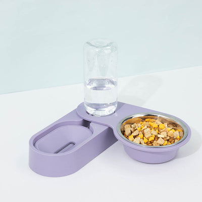 Versatile DuoBowl™: Collapsible Double Pet Feeding Bowls with No-Spill –  Paws PurrFurred Pet Shop