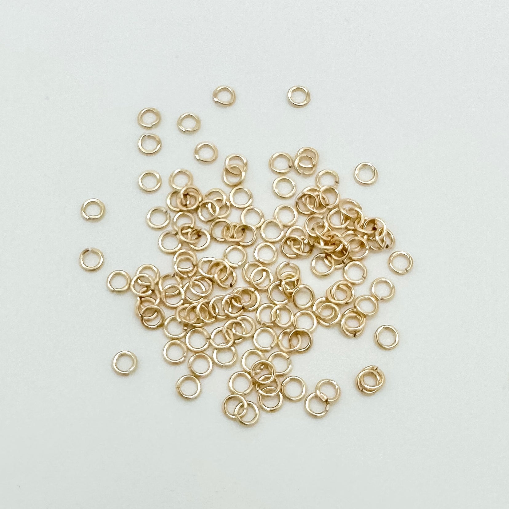 4mm, C212, Jump Ring Open Ring for Jewelry Making, 10gm