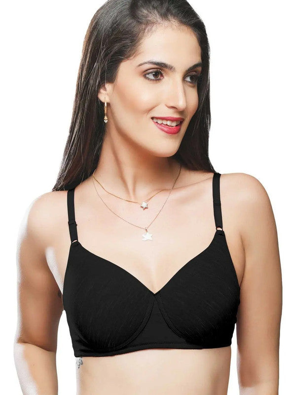 Lovable Brick Red Padded Non Wired Full Coverage Bra SPICE-28-Brick-Re -  Lovable India