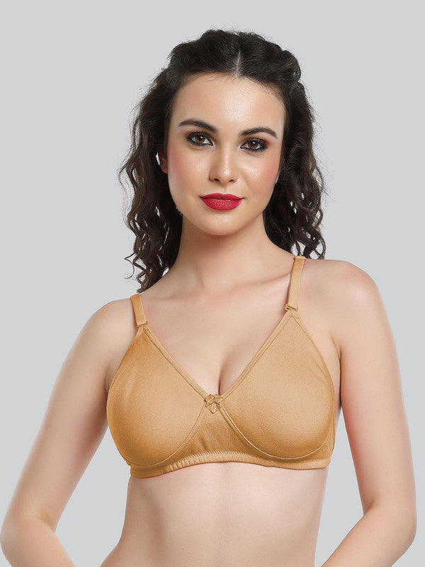 Lovable Black Non Padded Non Wired Full Coverage Bra LE-230-Black - Lovable  India