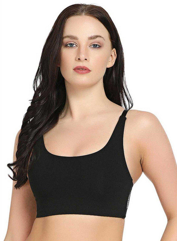 Buy Non-Padded Non-Wired Full Cup Cami Bra in Grey - Cotton Rich Online  India, Best Prices, COD - Clovia - BR2179P01