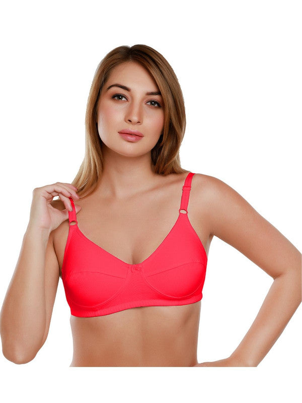 Daisy Dee Red Non Padded Non Wired Full Coverage Everyday bra