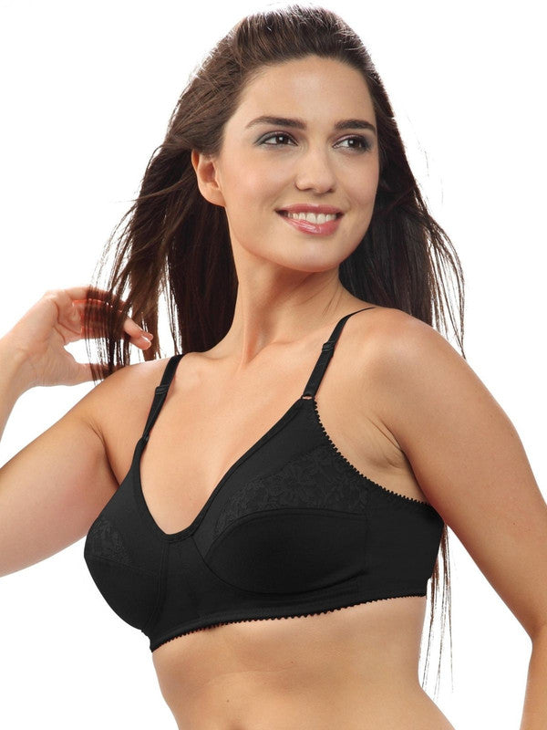 Buy Lovable Women's Cotton Semi Silk Seamless With Embroidered Non-Padded  Full Coverage Everyday Use Pushup Bra (White_Size-40C) Online at Best  Prices in India - JioMart.