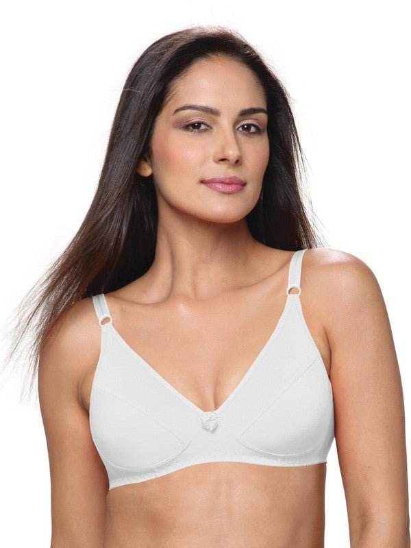 Lovable Baby Pink Non Padded Non Wired Full Coverage Bra L-1797-BABY P -  Lovable India