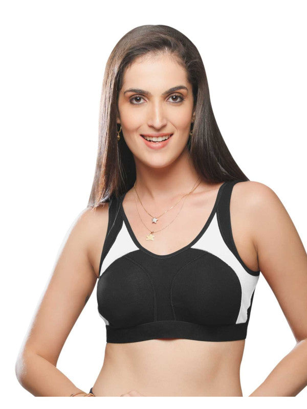 Black & Grey Camo Crop Bra Perfect for Studio Workouts & More – Born Nouli