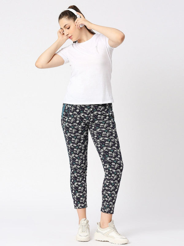 Buy ONLY Natural Printed Cotton Relaxed Fit Girls Track Pants