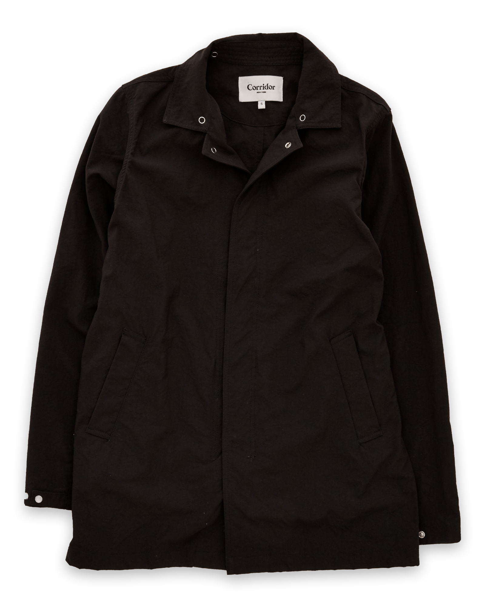 Natural Dye Nylon - Charcoal Rainjacket