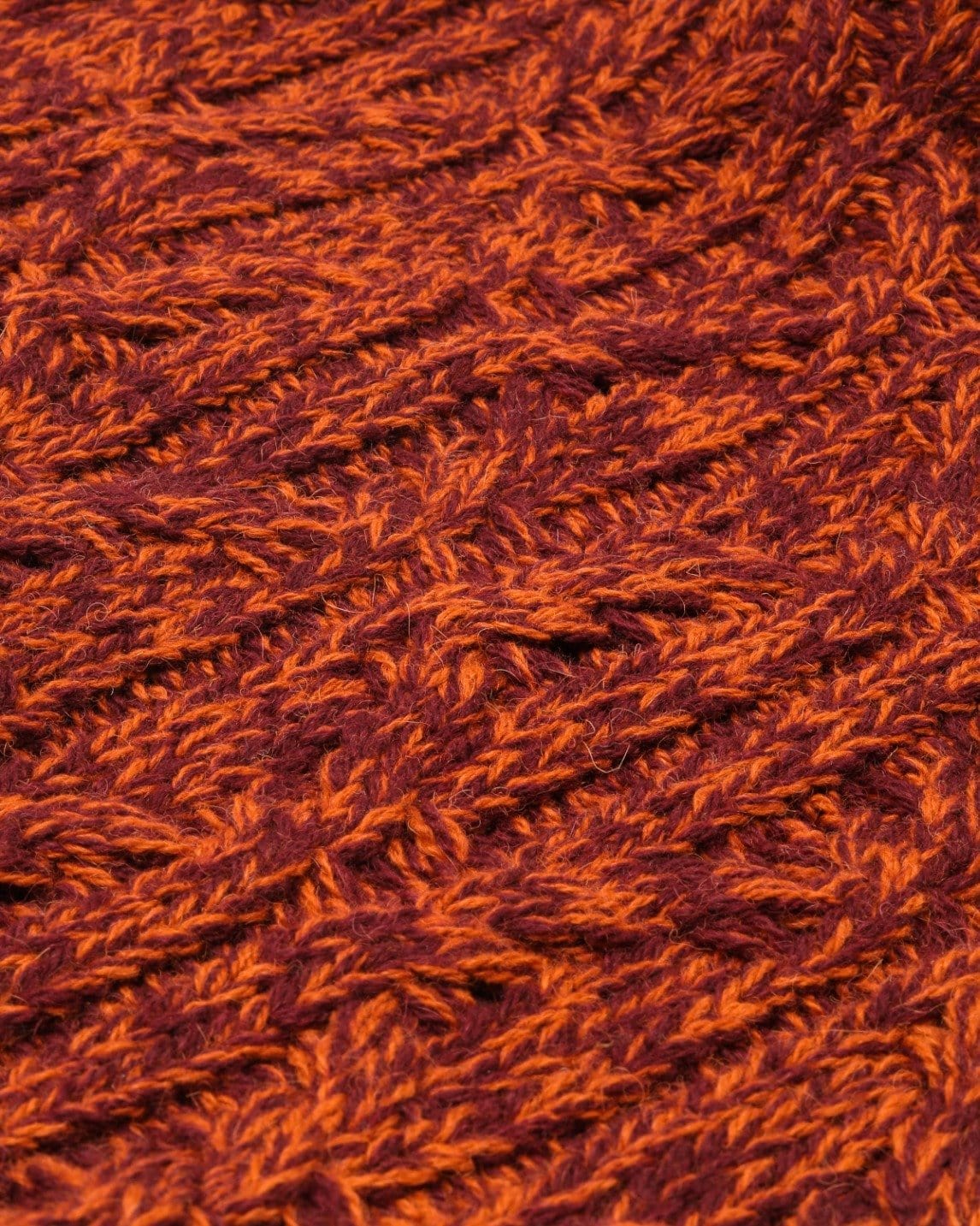 Reef Knot Cabled - Autumn Blend Crewneck