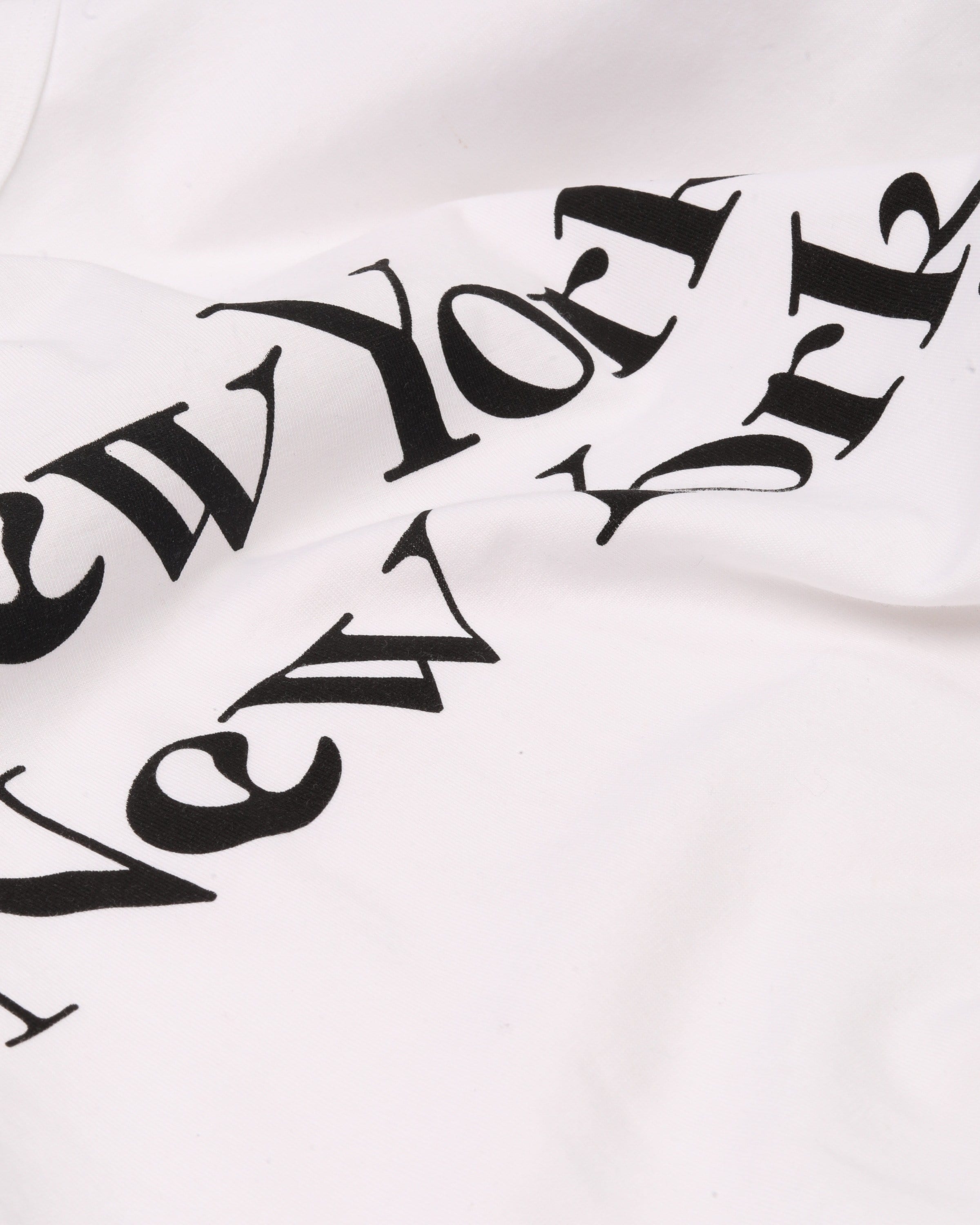 NY NY LS T-Shirt- White