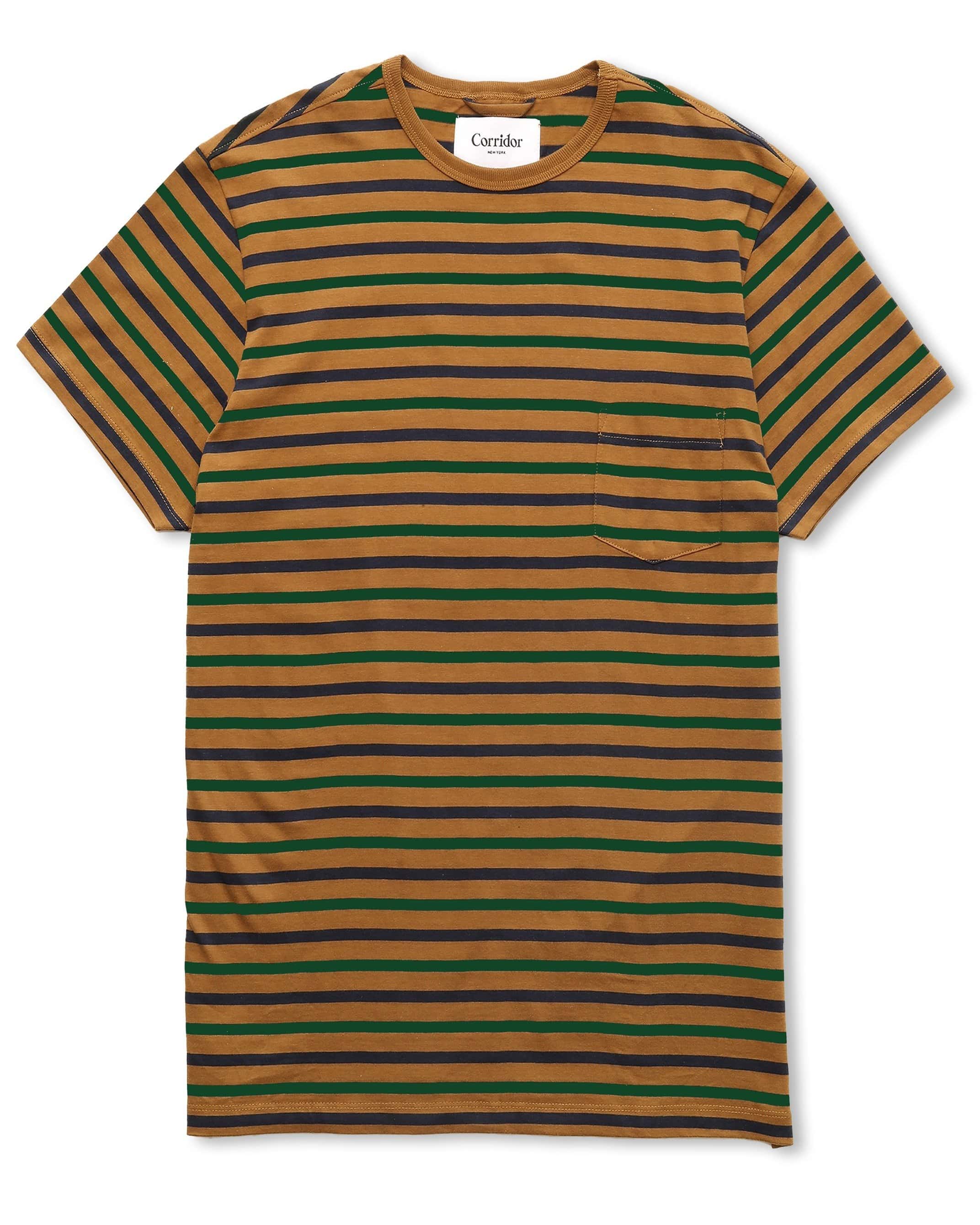 Striped T-Shirt- Thrush/Midnight