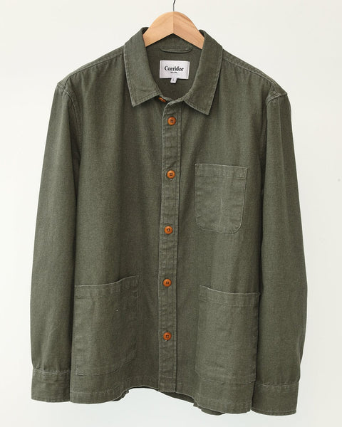 Duck Dye Overshirt - Army – Corridor