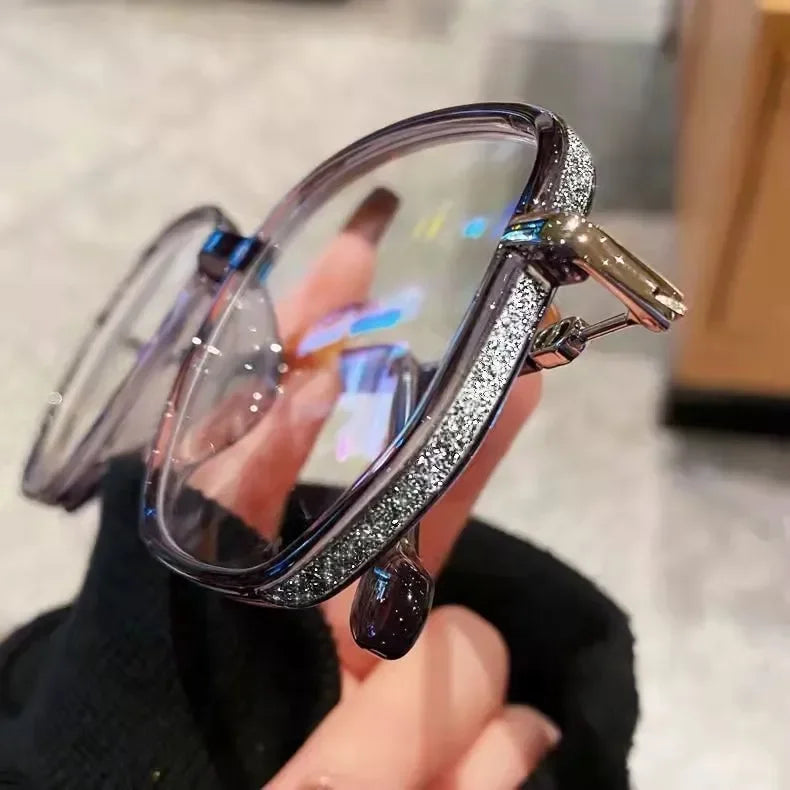 Óculos MultiFocal Crystal Fashion - (Promoção dia das Mães ) Frete grátis Para Todo o Brasil