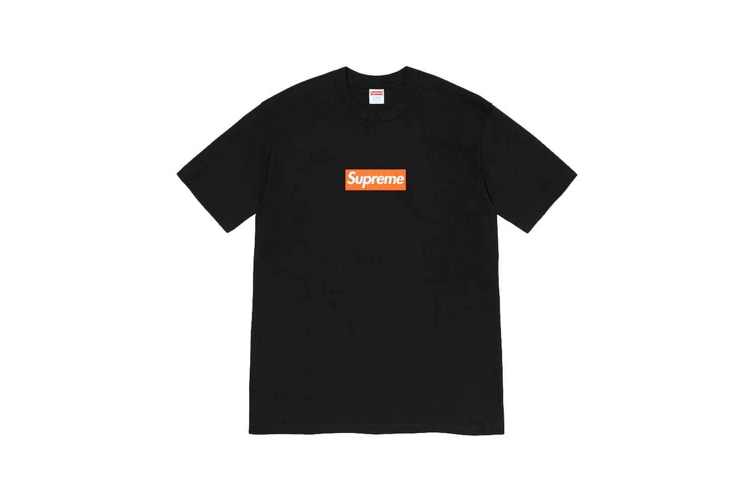 Supreme Gold Box Logo Tee Black