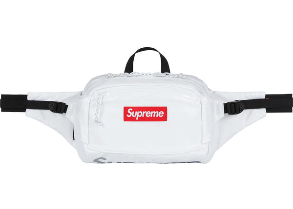 white supreme waist bag