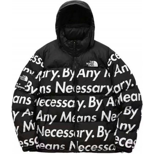 north face supreme by any means necessary